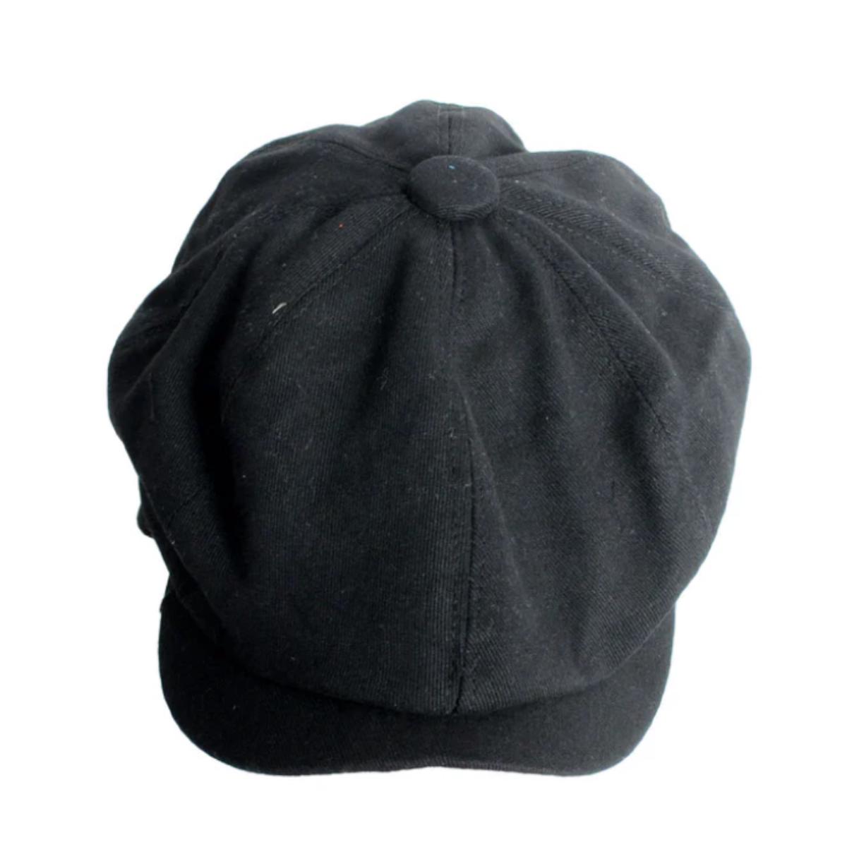 Vintage Old Man Cap Black