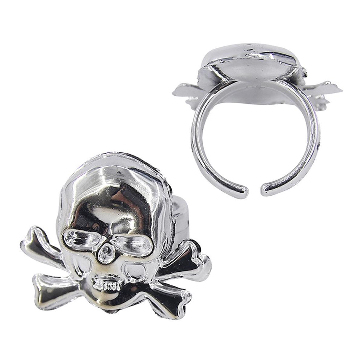 6PK SKULL RINGS