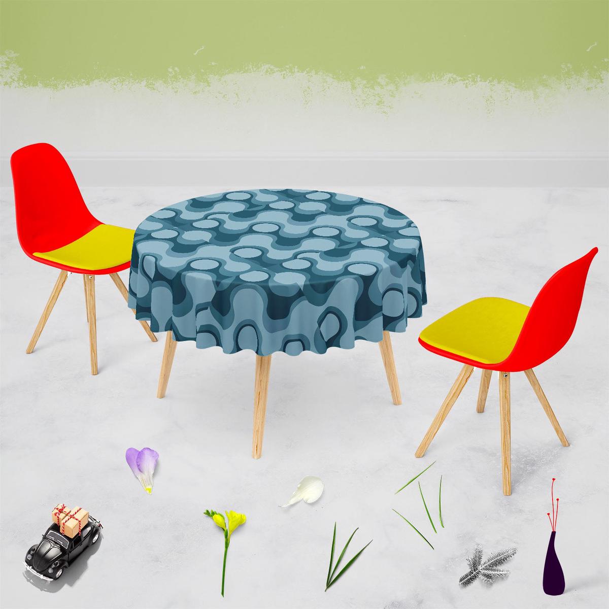 Abstract Retro D3 Table Cloth Cover
