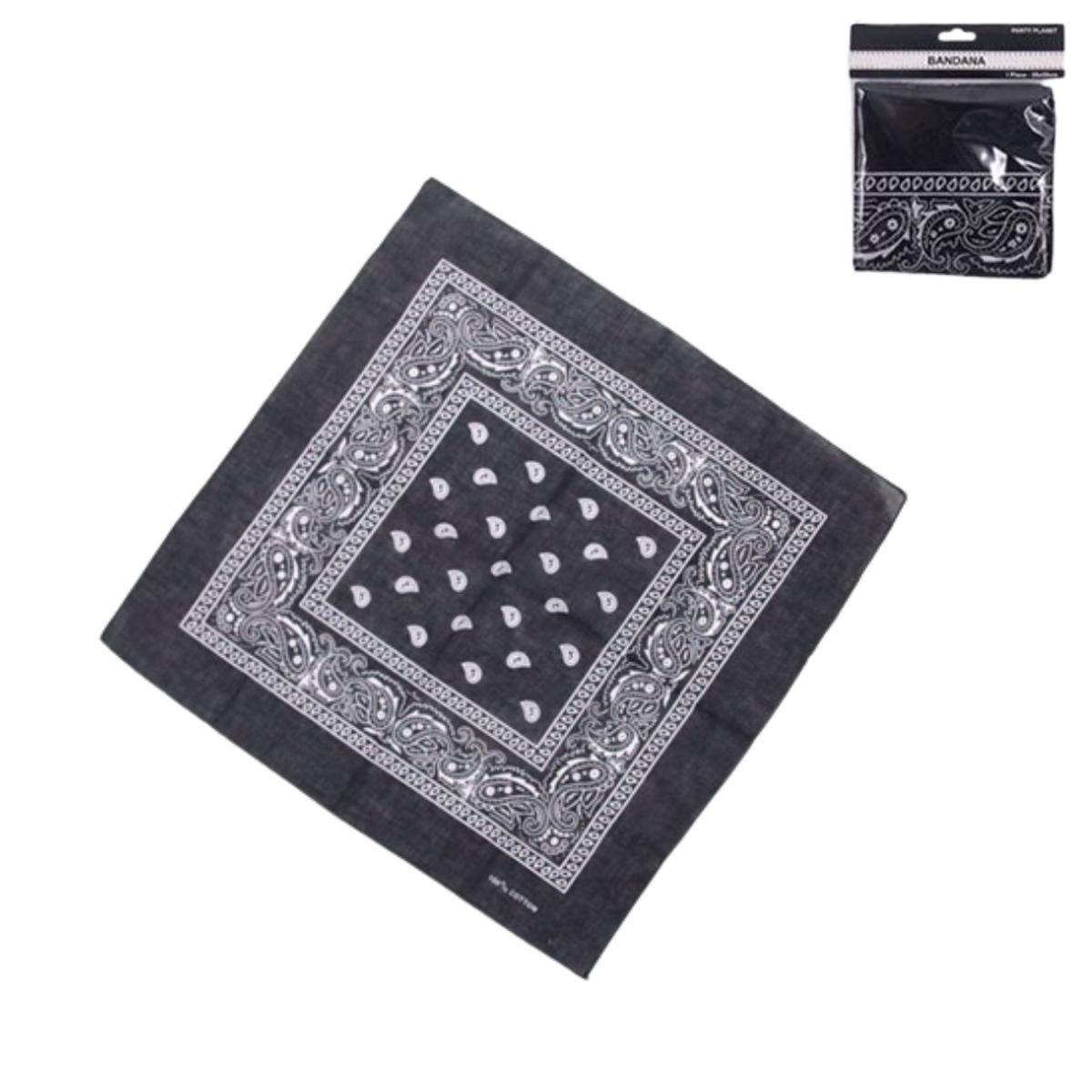 BANDANA Printed - BLACK