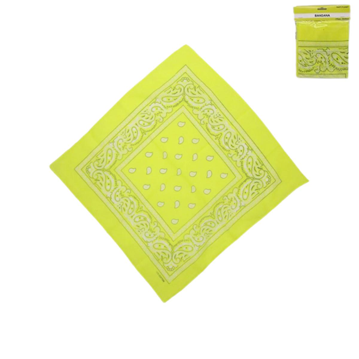 BANDANA Printed - YELLOW