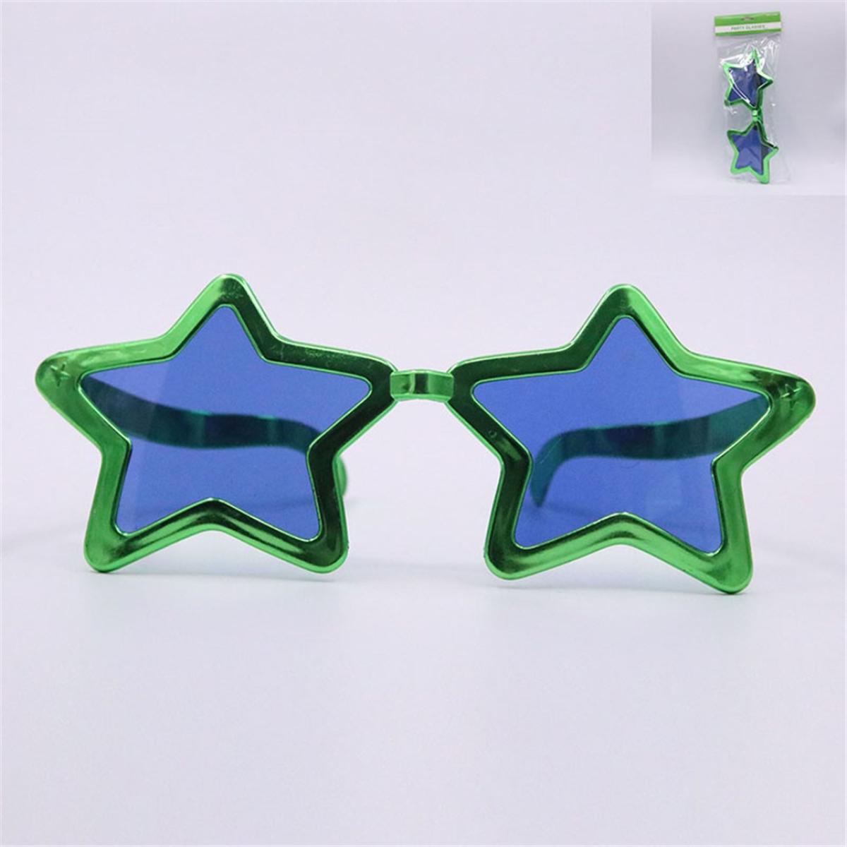 Jumbo Star Glasses Green