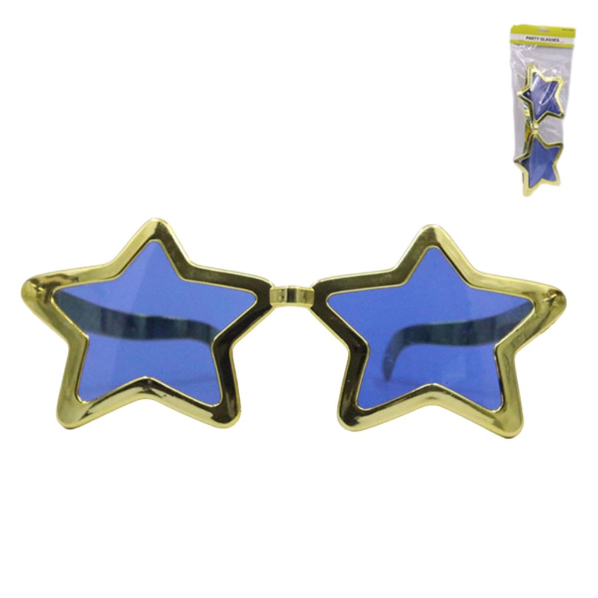 Jumbo Star Glasses - Yellow