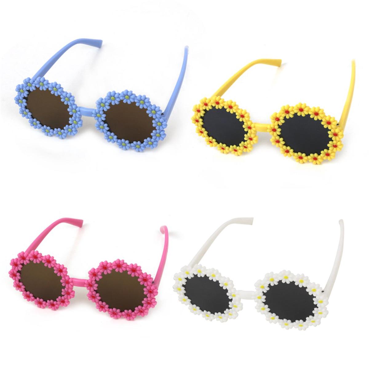 Kids Floral Party Glasses 4 Assorted Colour