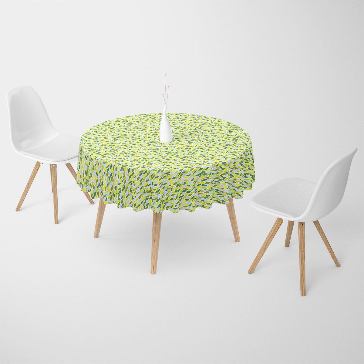 Leaf Art Table Cloth Cover
