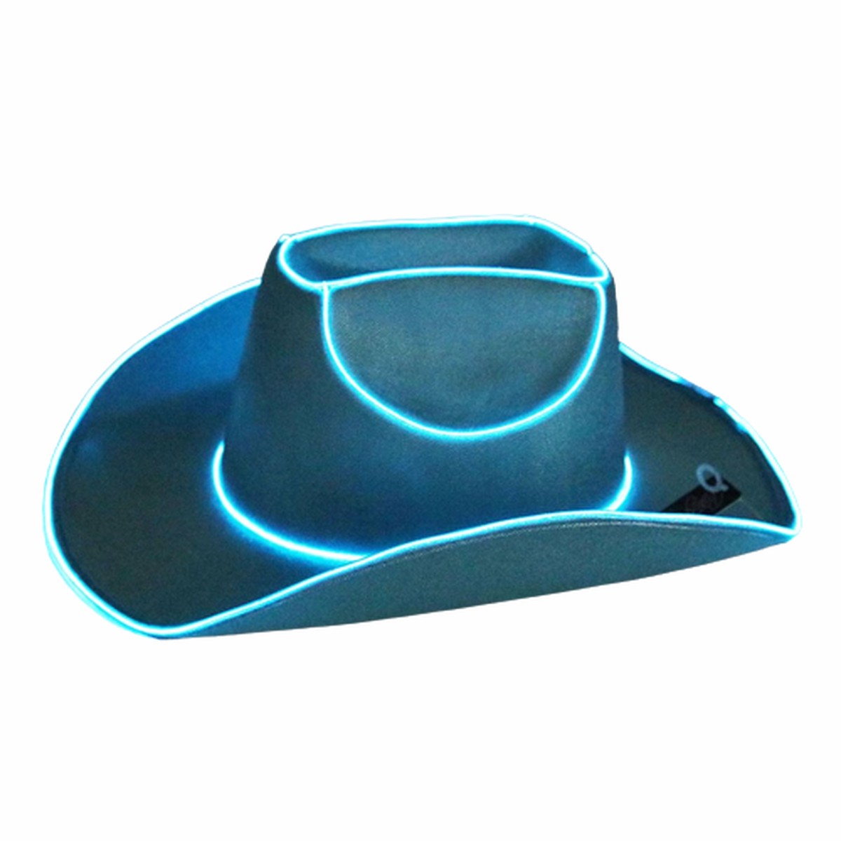 Light Up Cowgirl Hat - Blue