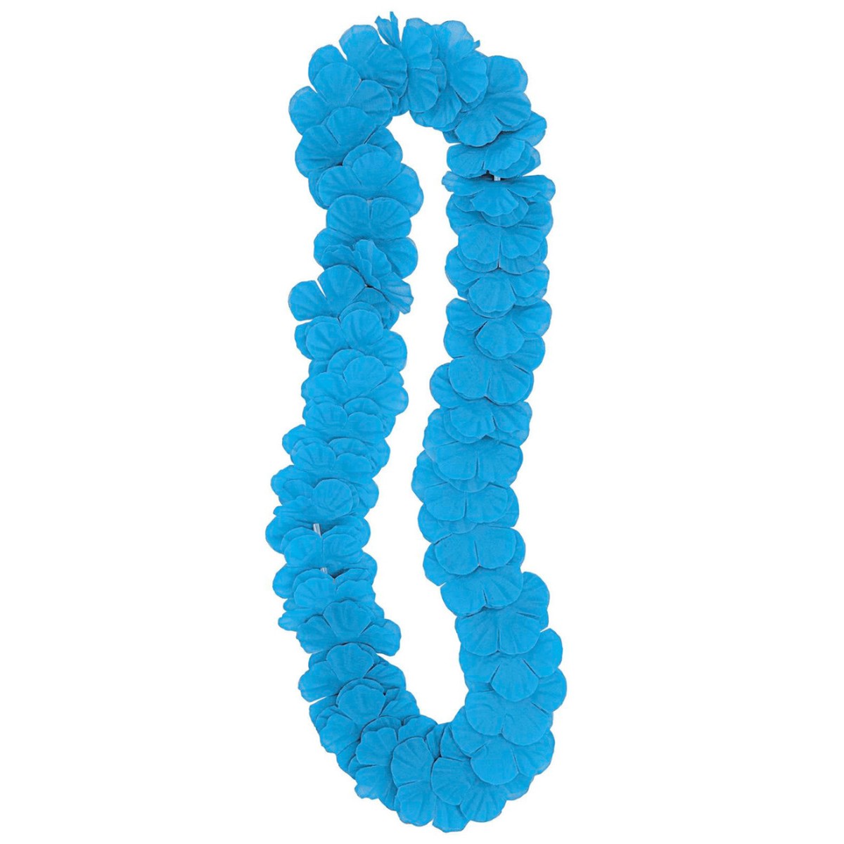 Luau Flower Lei -106cm (42in) - Teal Blue