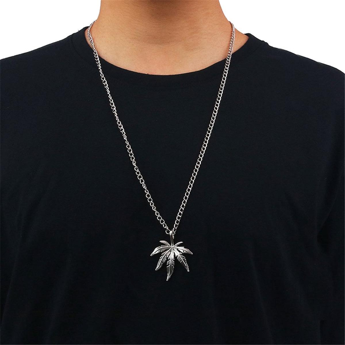 MARIJUANA LEAF NECKLACE