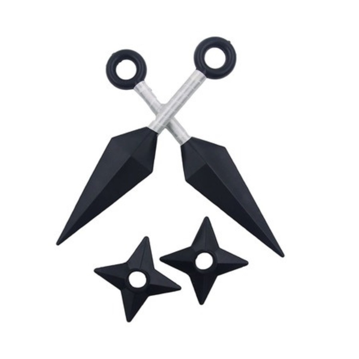 Ninja Toy Weapons-2 26cm Flying Daggers & 2 Stars