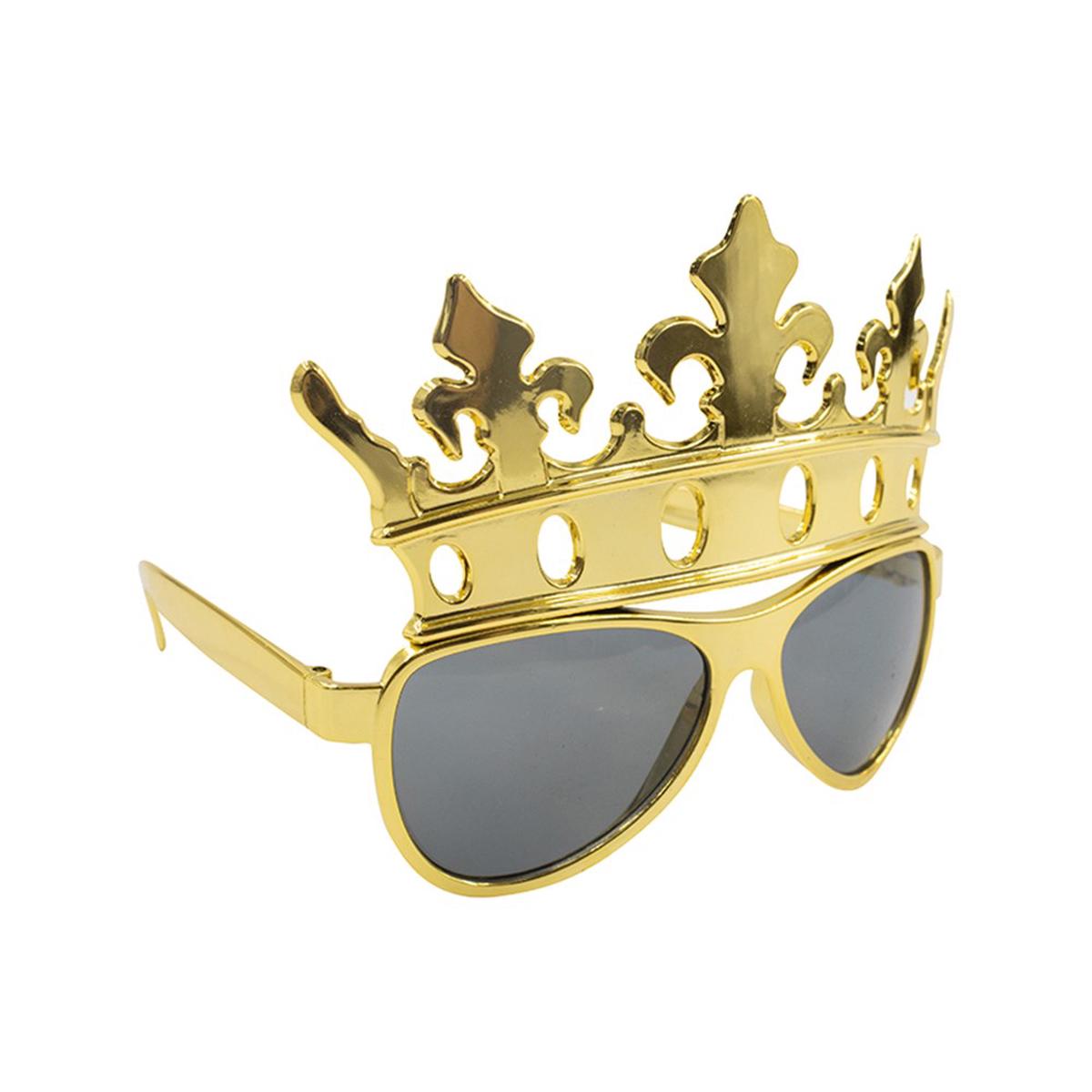 PARTY GLASSES GOLDEN CROWN