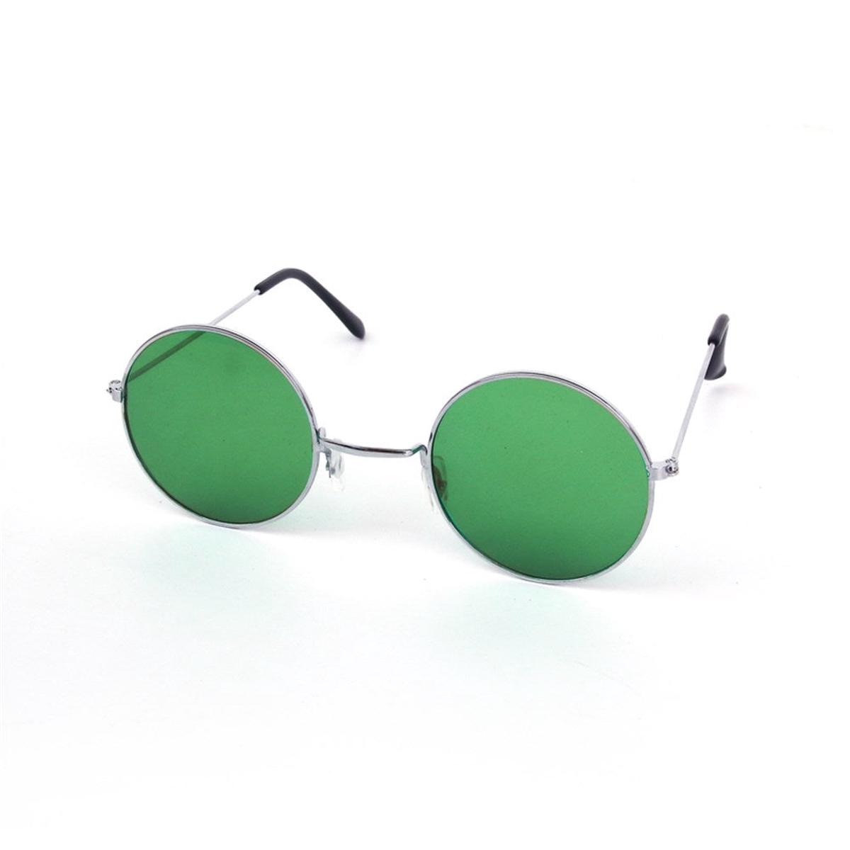 Party Glasses Green Hippie