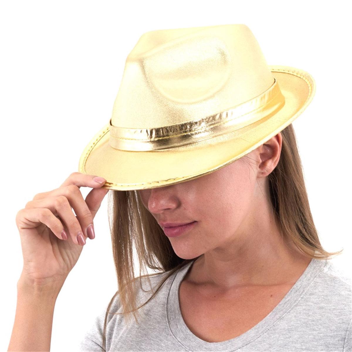 Party Hat Gold FEDORA HAT