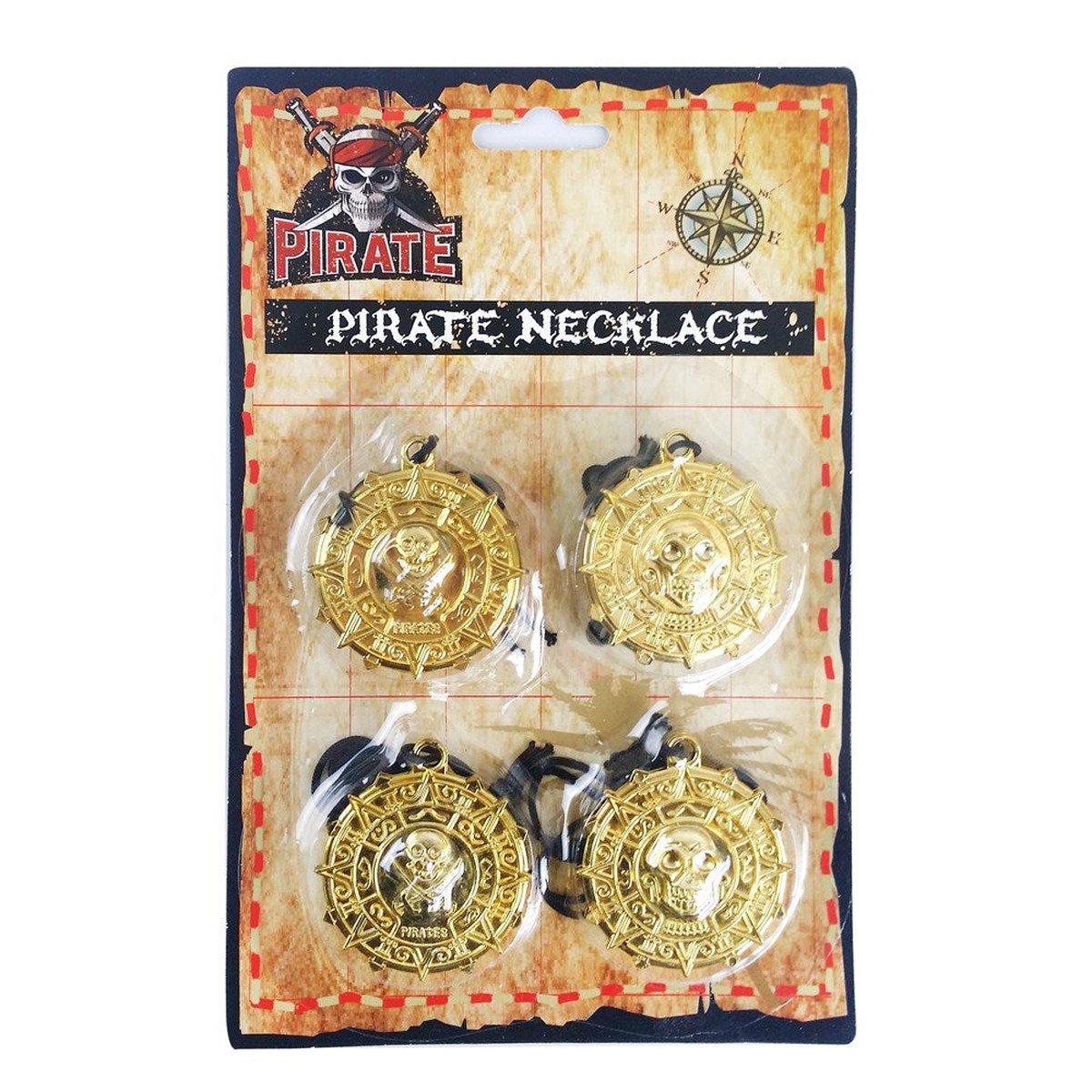 Pirate Necklace 4pc