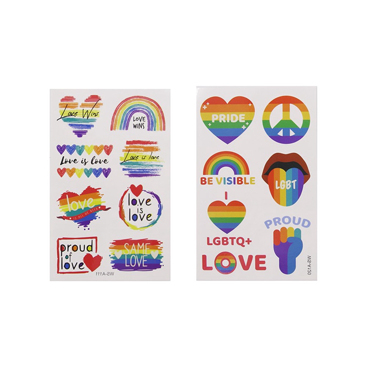 Pride Tattoos 4Pk
