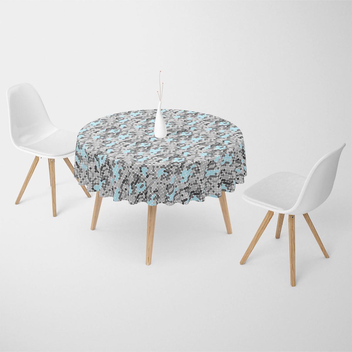Abstract Geometric Table Cloth Cover