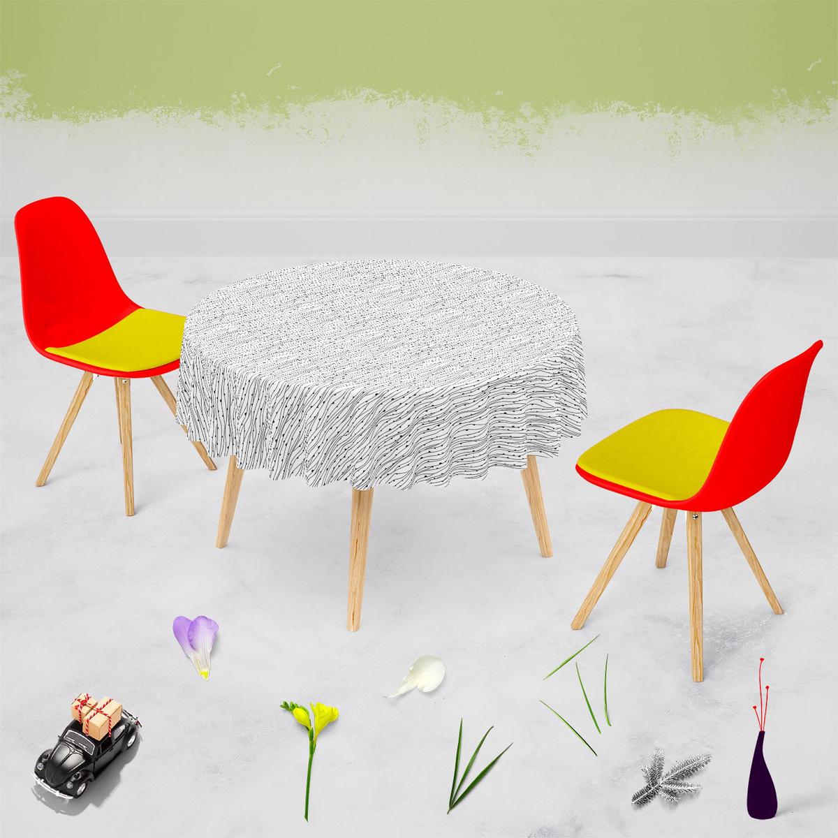 Abstract Style D2 Table Cloth Cover