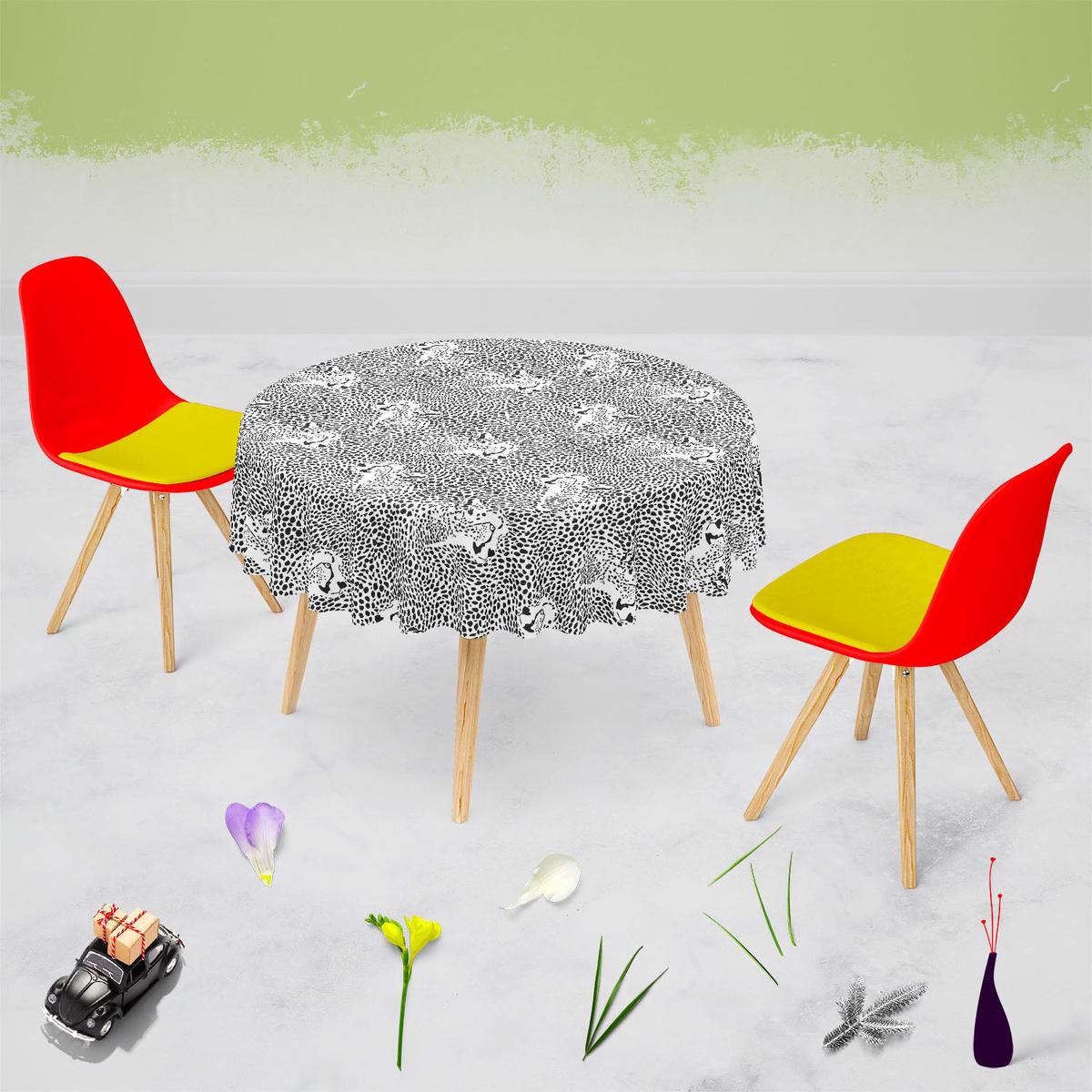 Cheetah Table Cloth Cover