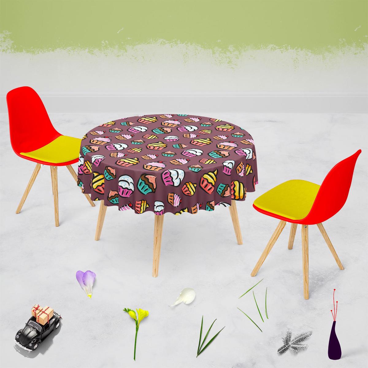 Cupcake D3 Table Cloth Cover