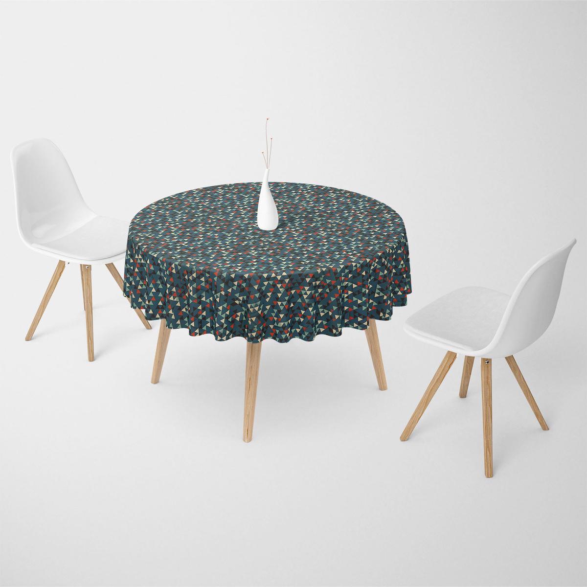 Dark Triangles Table Cloth Cover