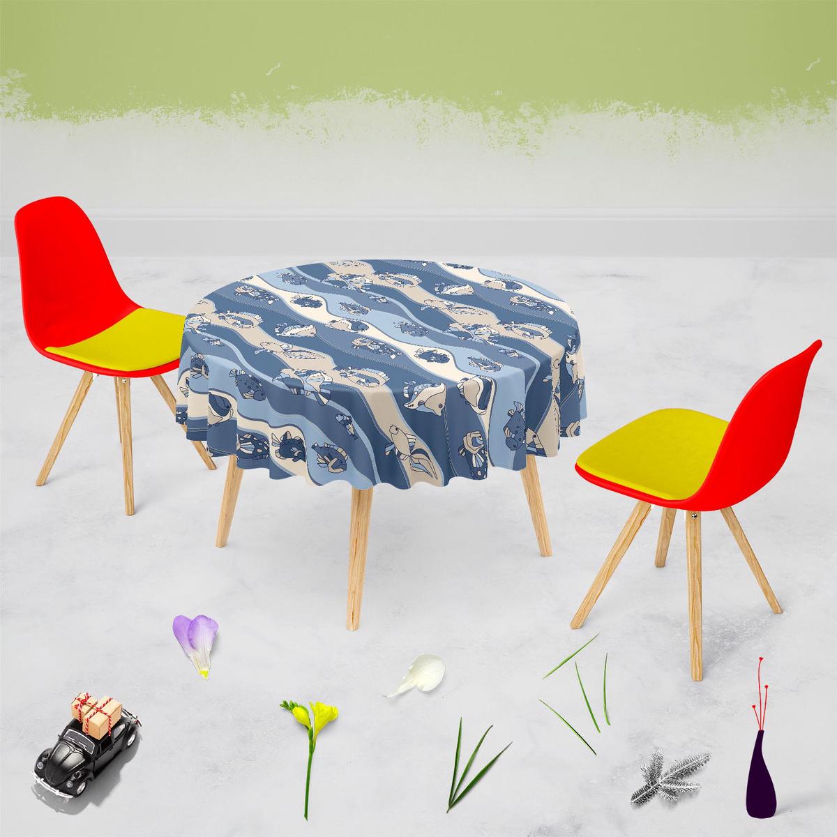 Fish Aquarium Table Cloth Cover