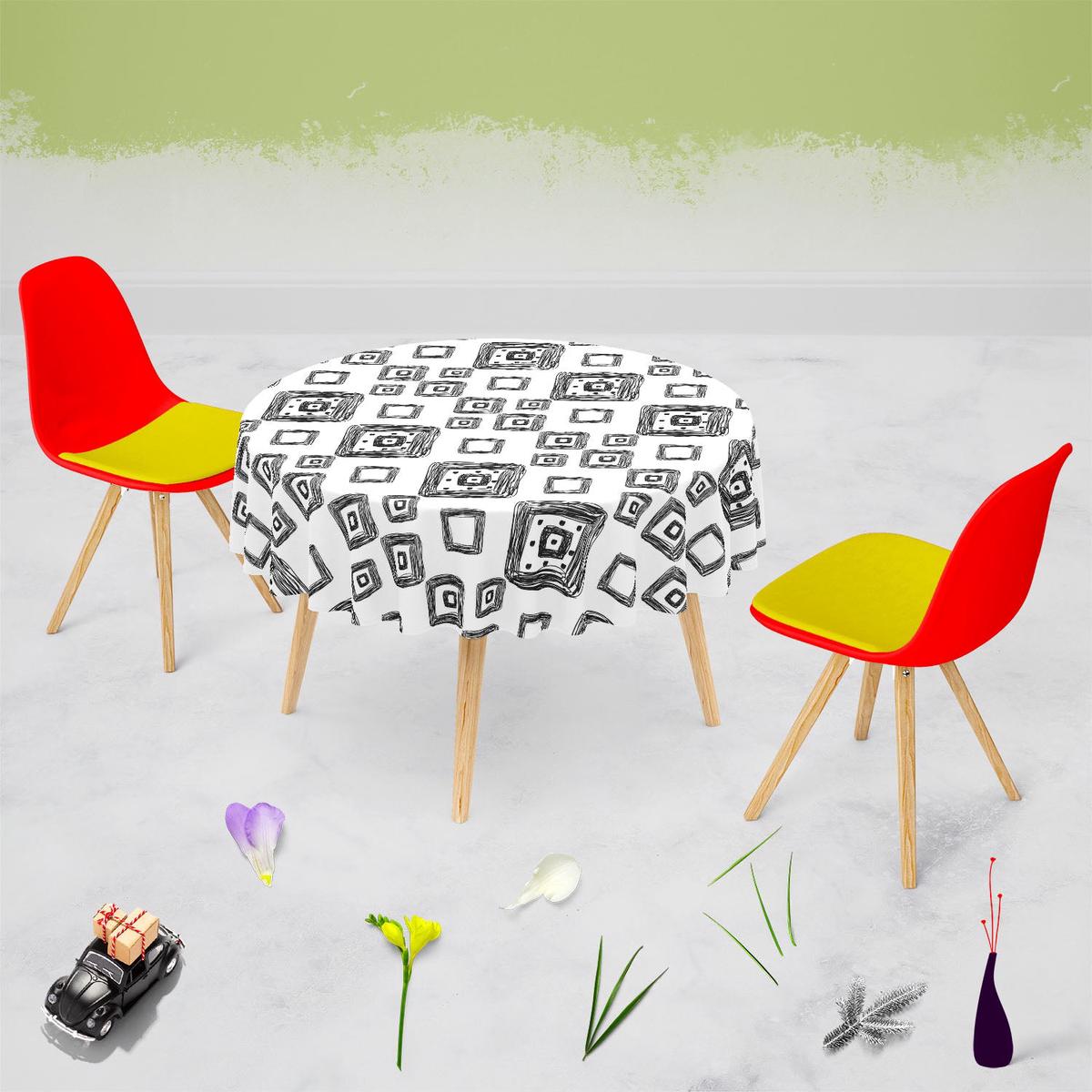 Geometric Art D1 Table Cloth Cover