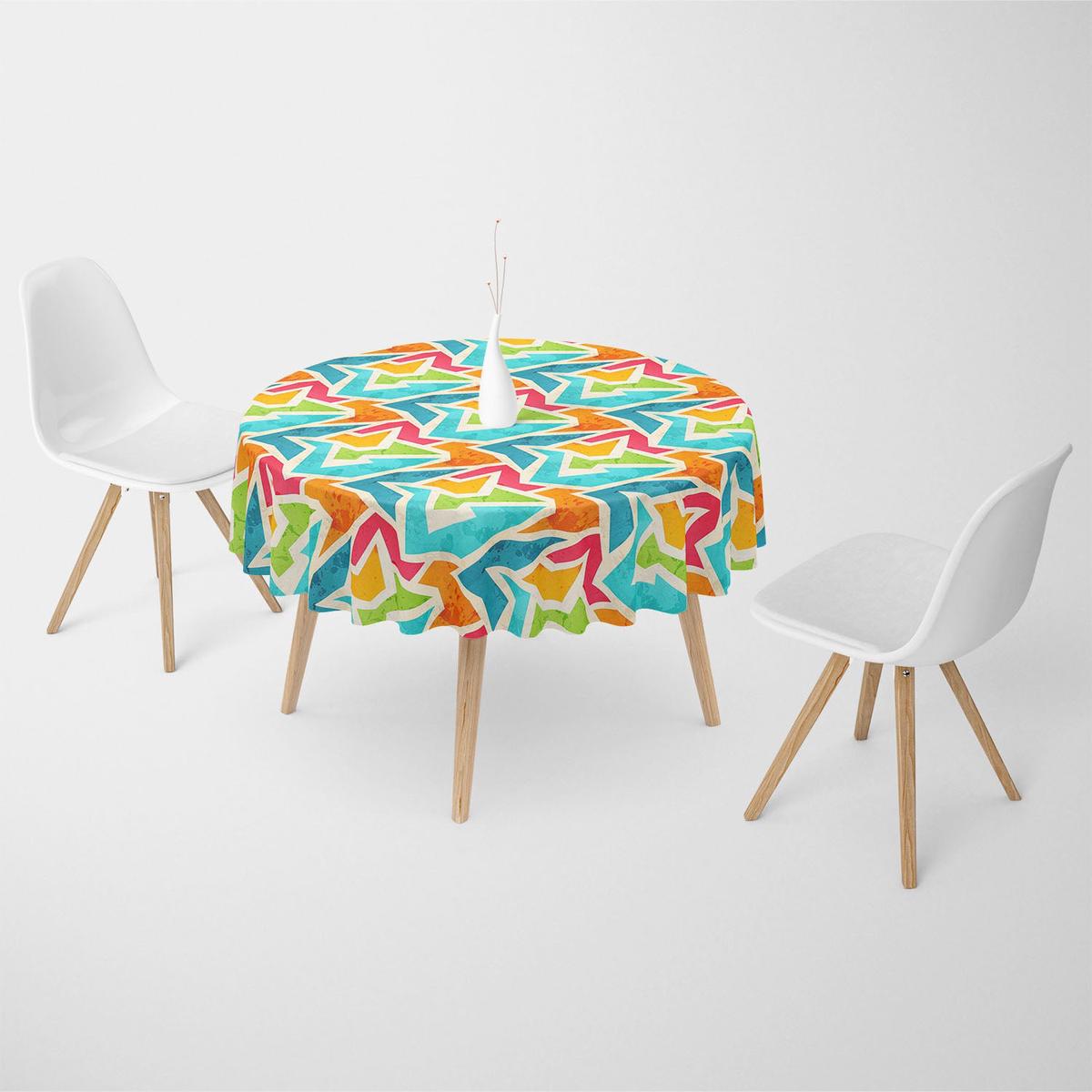 Geometric Table Cloth Cover