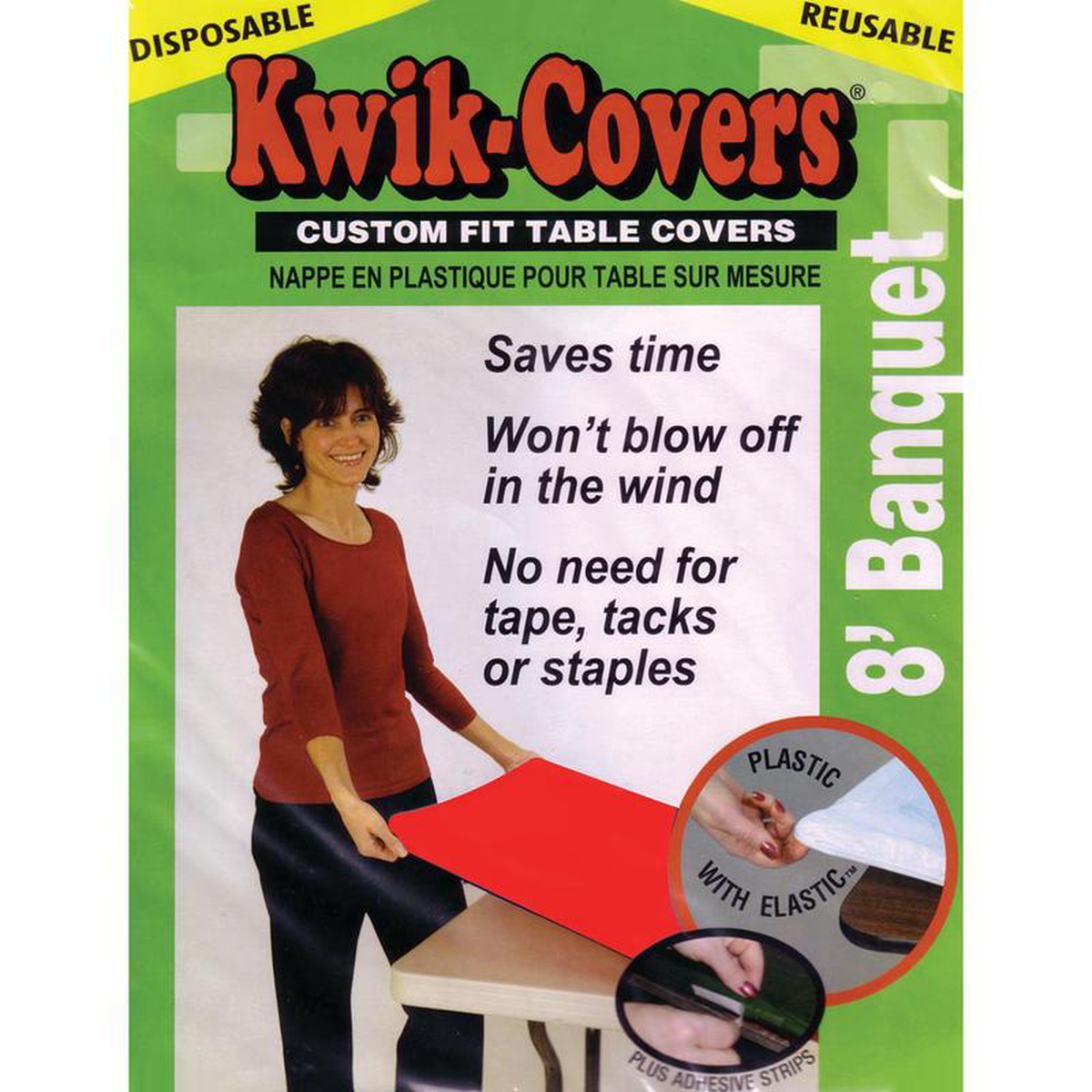 Kwik Cover 8211 Red 88242 x 308243 (EACH)