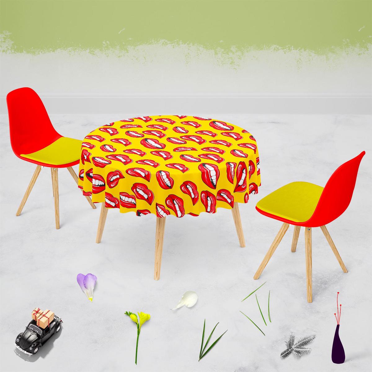 Lips D2 Table Cloth Cover