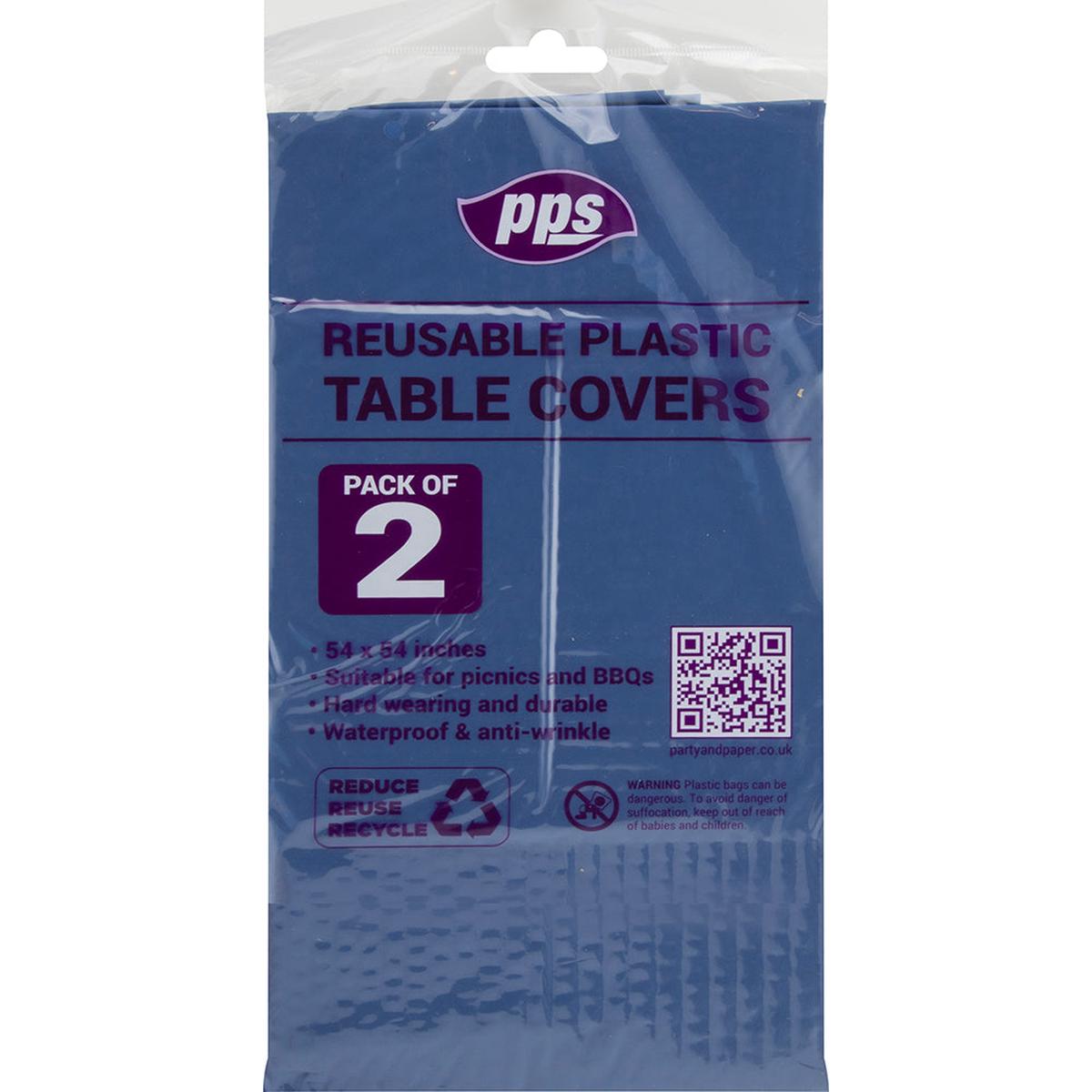Table Covers Blue 54" X 54" 2pc