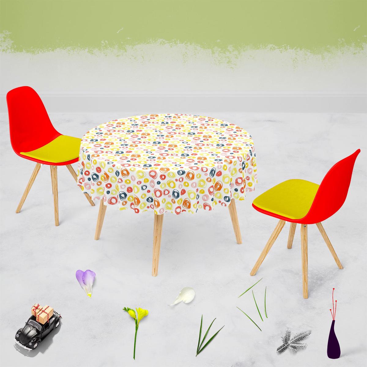 Abstract Doodle D2 Table Cloth Cover