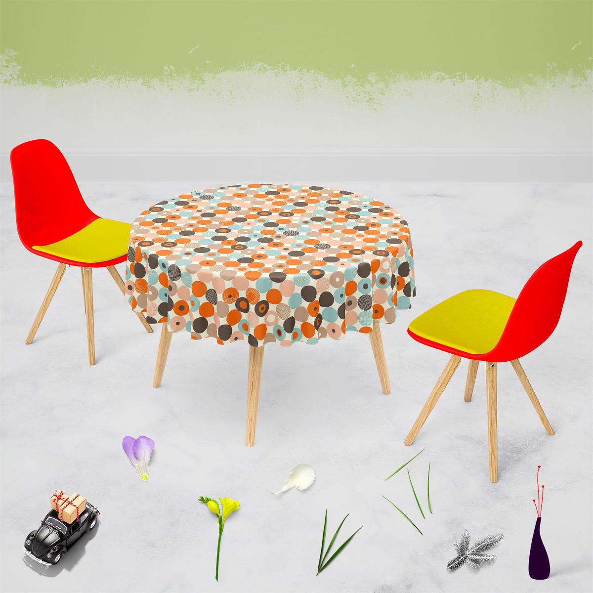 Abstract Retro D2 Table Cloth Cover