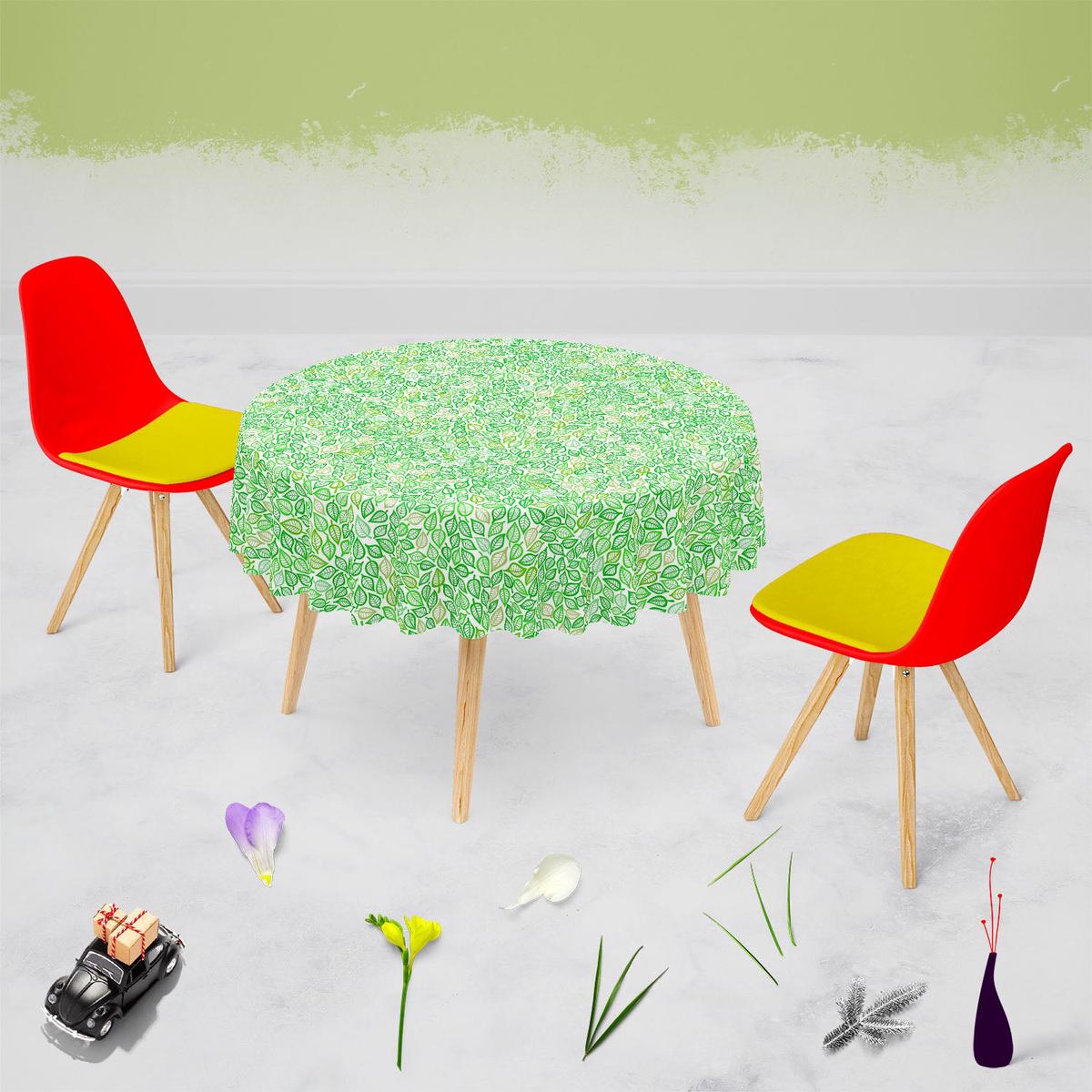 Artistic Leaf Table Cloth Cover
