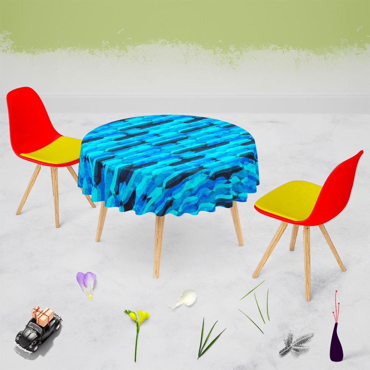 Blue Crystal D2 Table Cloth Cover