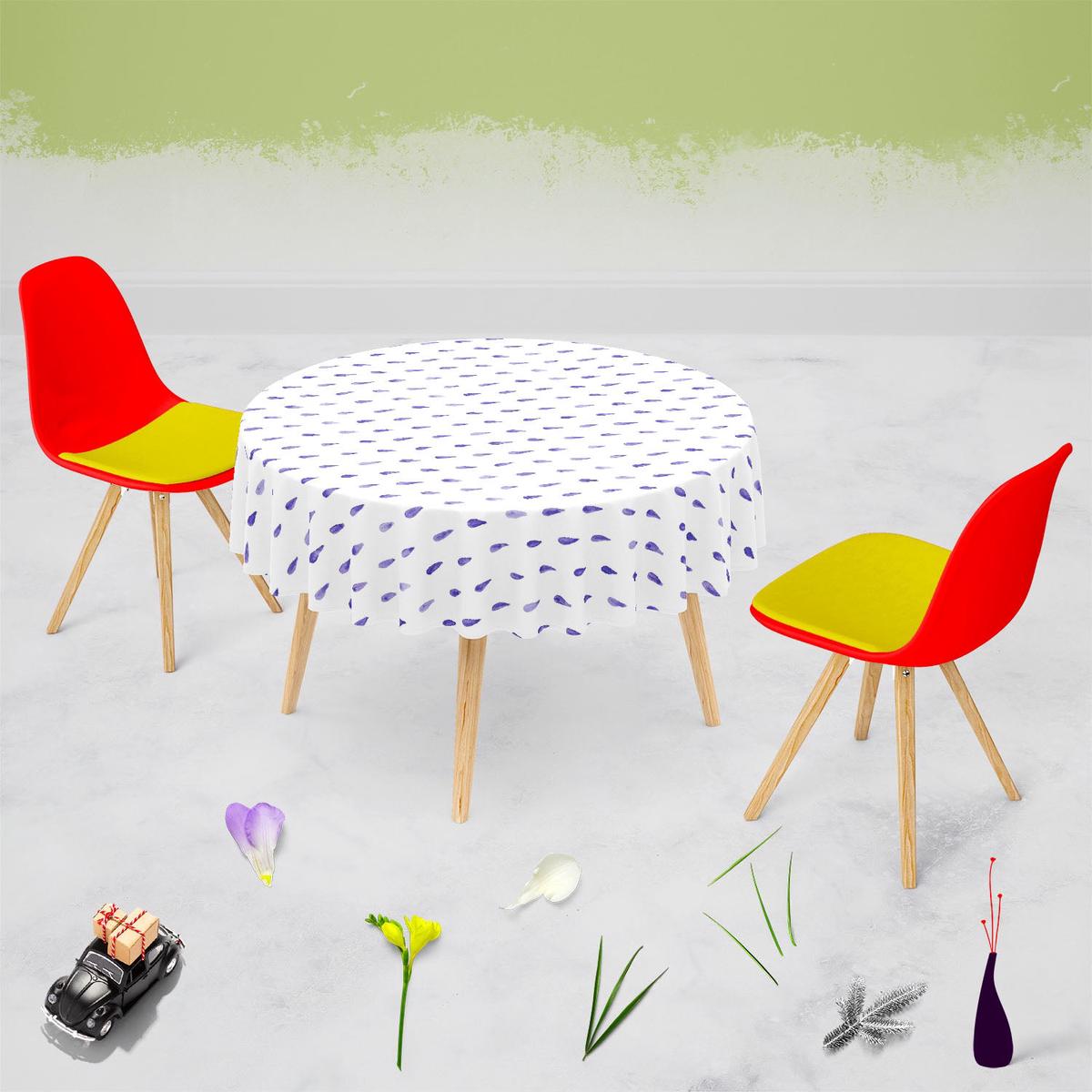 Watercolor Drops D2 Table Cloth Cover