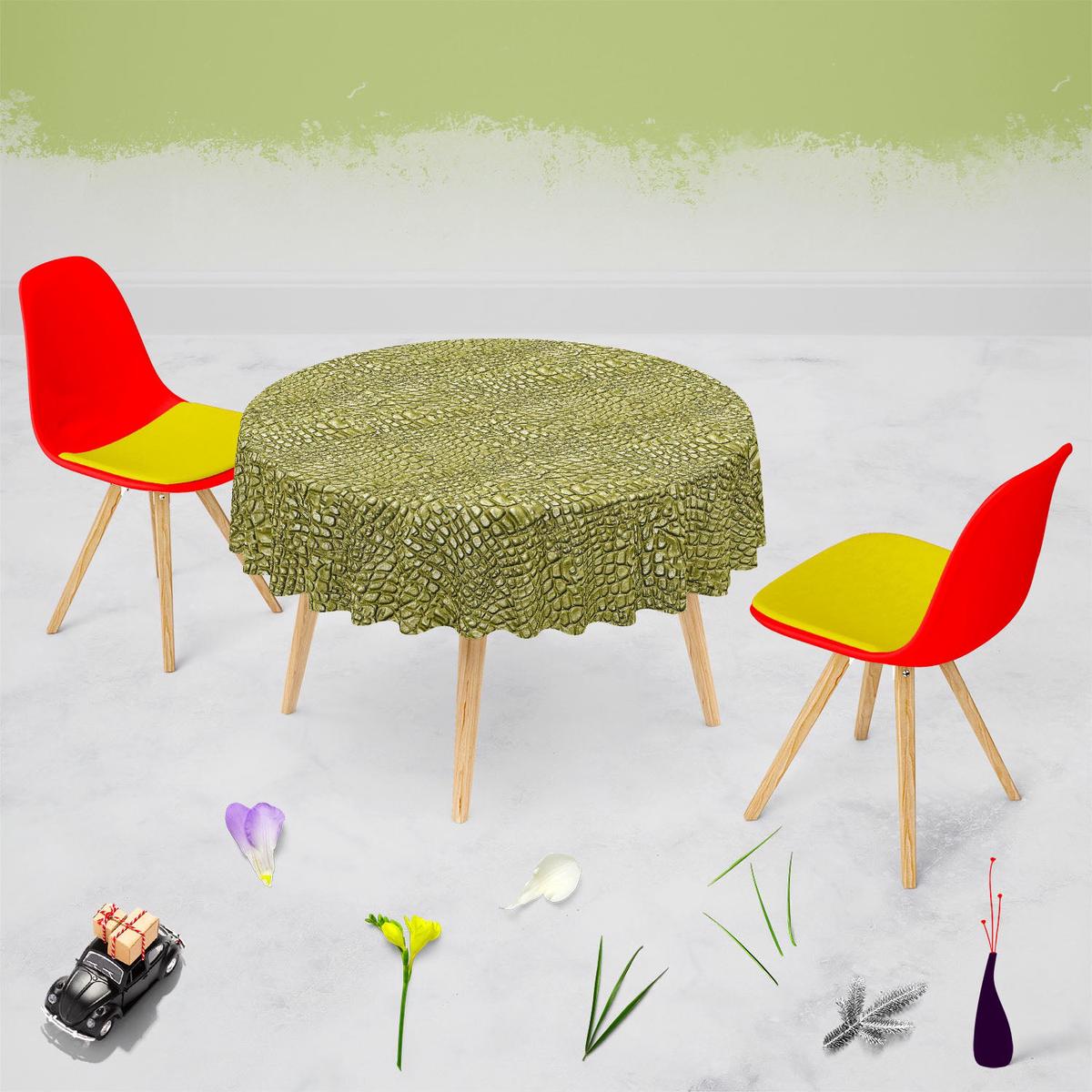 Alligator Hide Table Cloth Cover