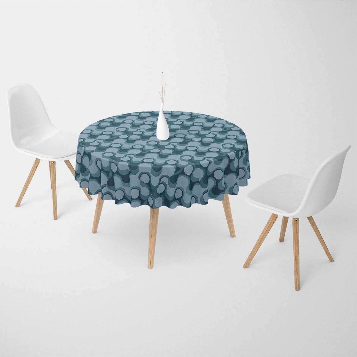 Abstract Retro Table Cloth Cover