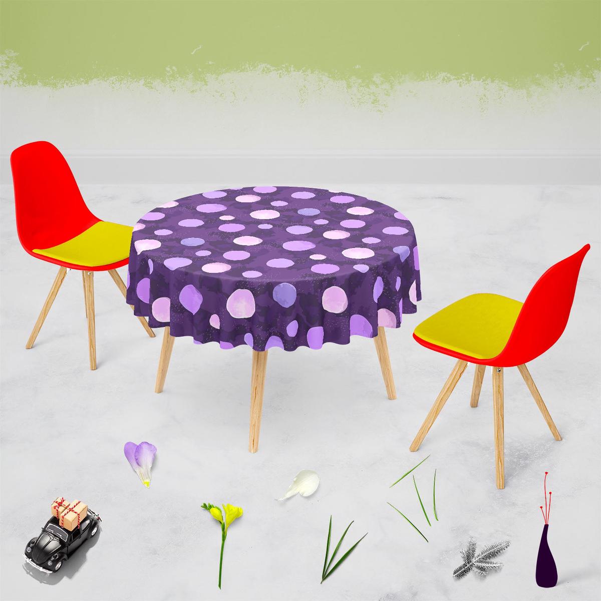 Watercolor Dots D2 Table Cloth Cover