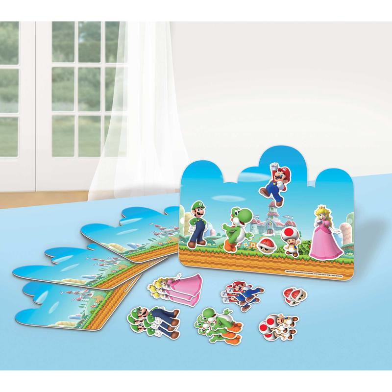 Super Mario Brothers Craft Decorating Kit Pack of 4