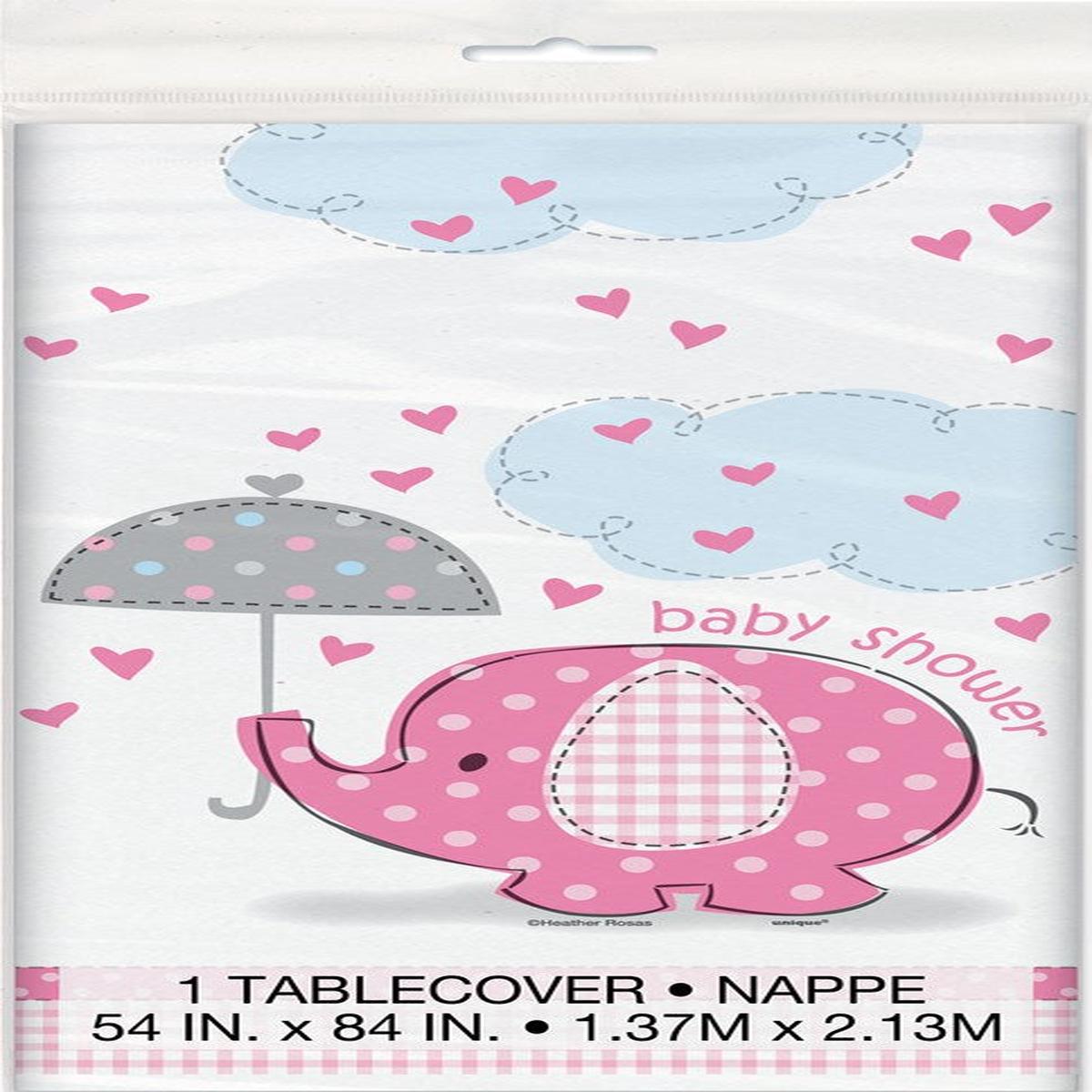 Umbrellaphants Pink Tablecover