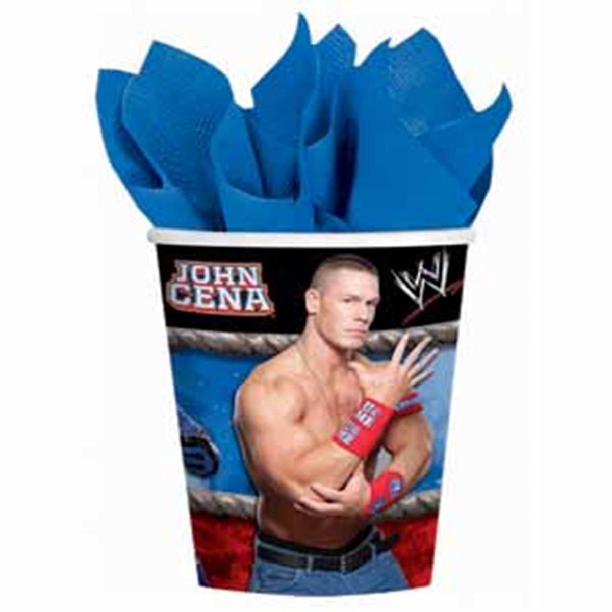 World Wrestling Cup 9oz 8ct