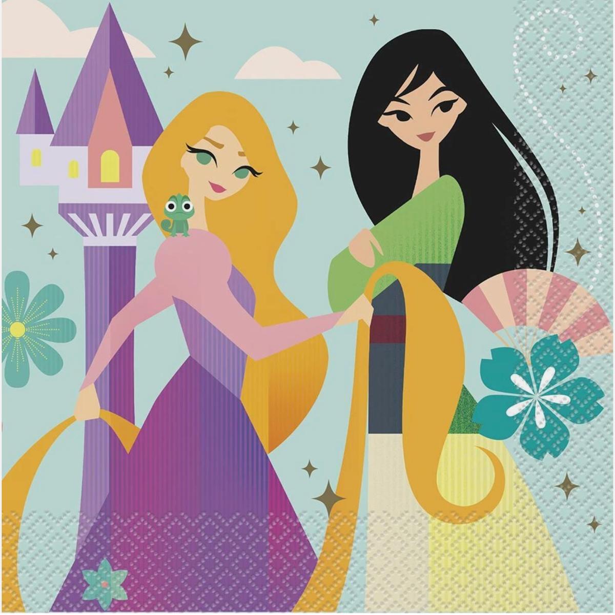 16 Disney Princess Napkin (L)