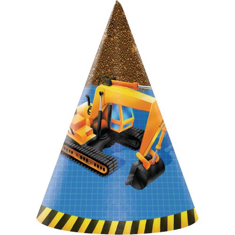 Under Construction Hat Child 8ct