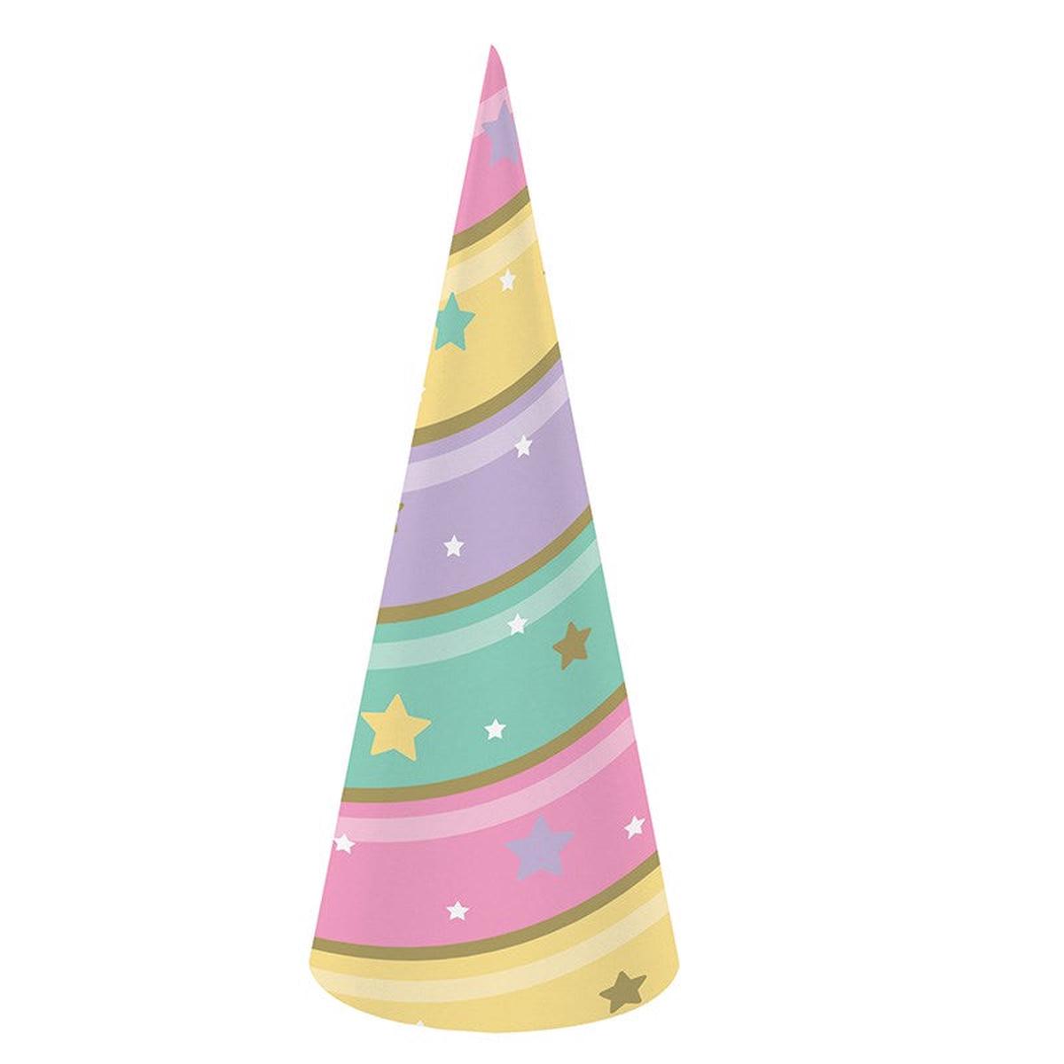 Unicorn Sparkle Hat Child 8ct