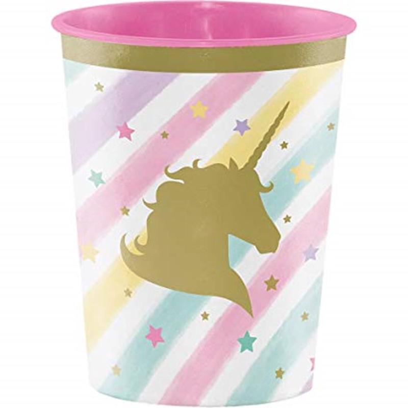 Unicorn Sparkle 16oz Plastic Tumbler