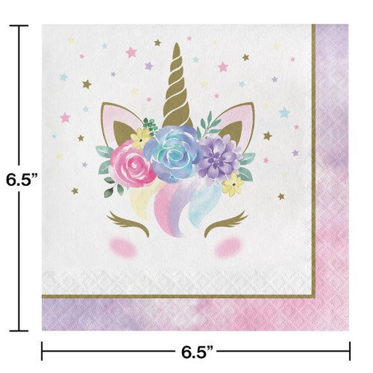 Unicorn Baby Luncheon Napkin 16ct