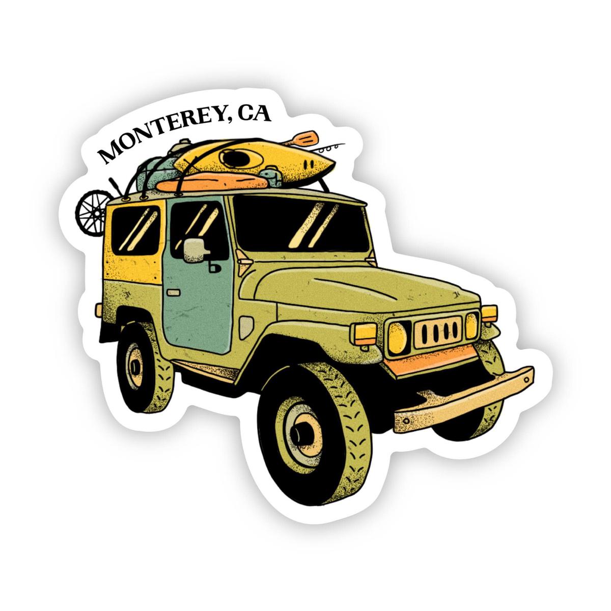 "Monterey, CA" Vehicle Sticker