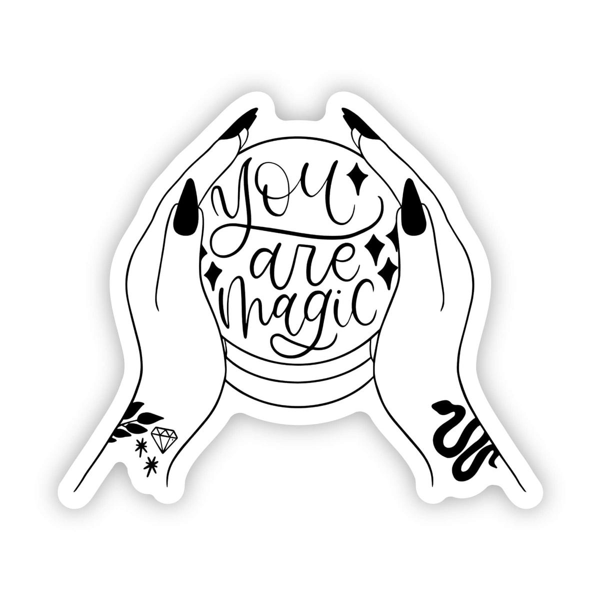 "You Are Magic" 8 Ball Sticker