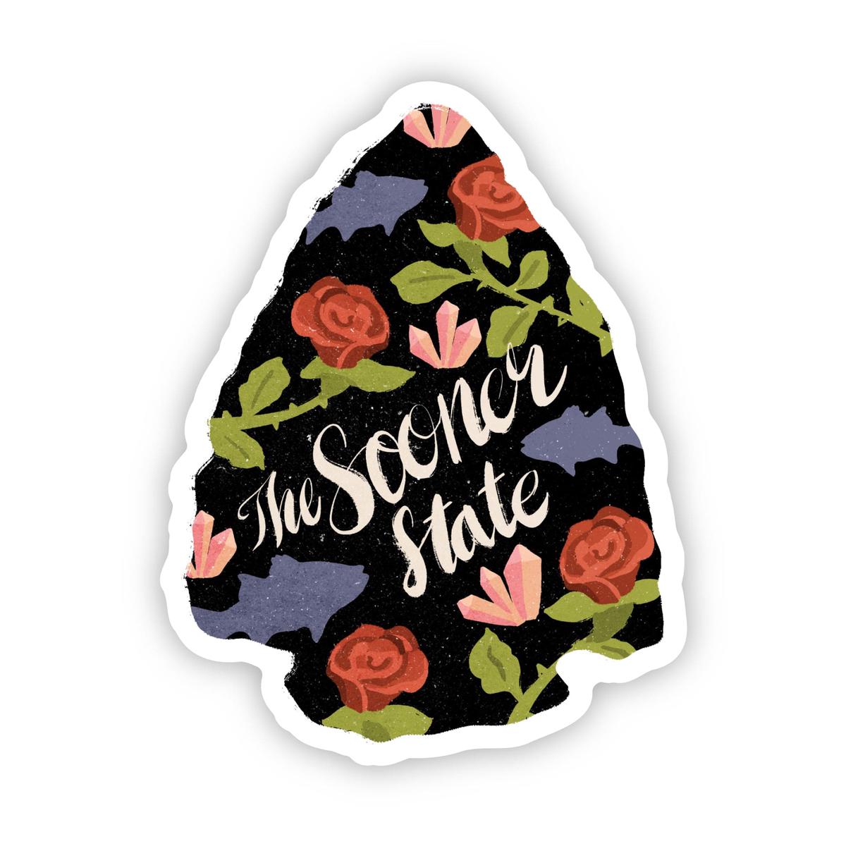"The Sooner State" Oklahoma Quote Sticker