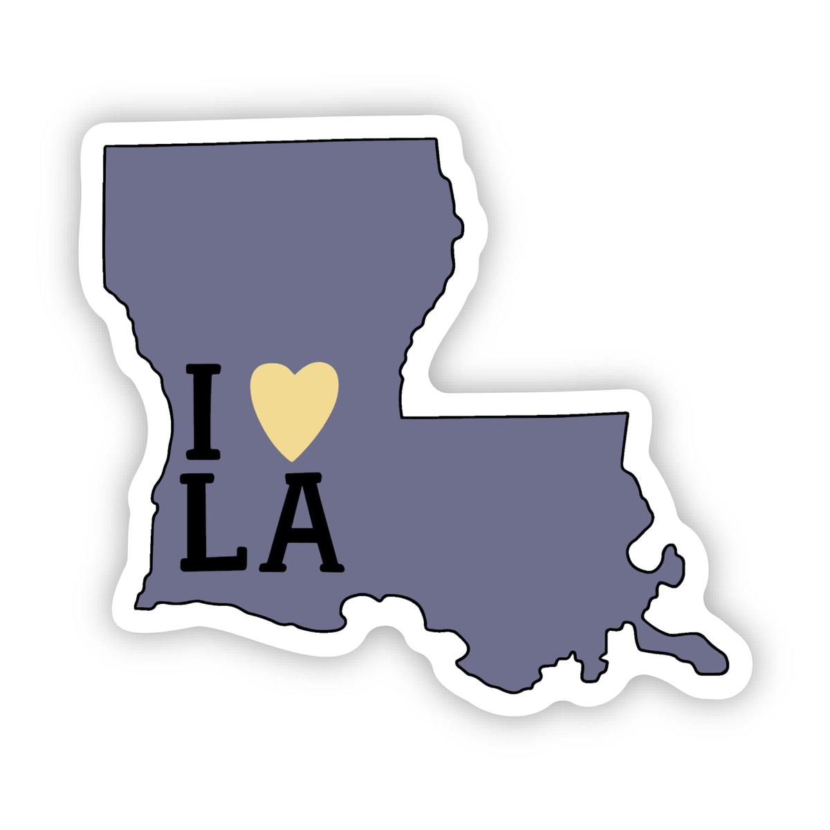 "I Love Louisiana" Sticker