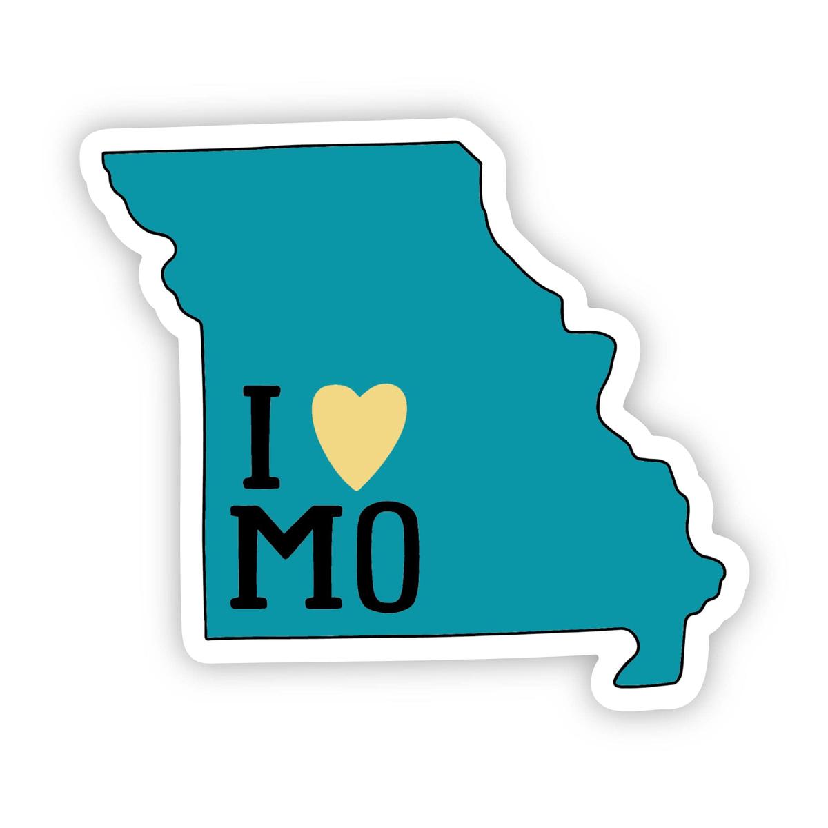 "I Love Missouri" Sticker